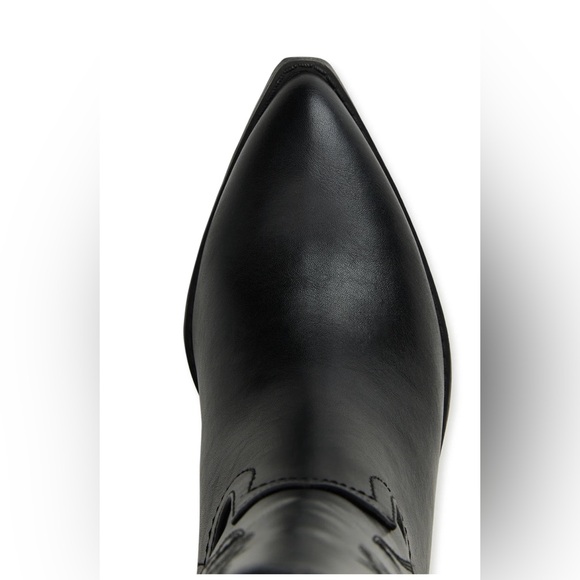 NWT Madden NYC Women's Embroidered Tall Western Black Boots - Picture 6 of 16